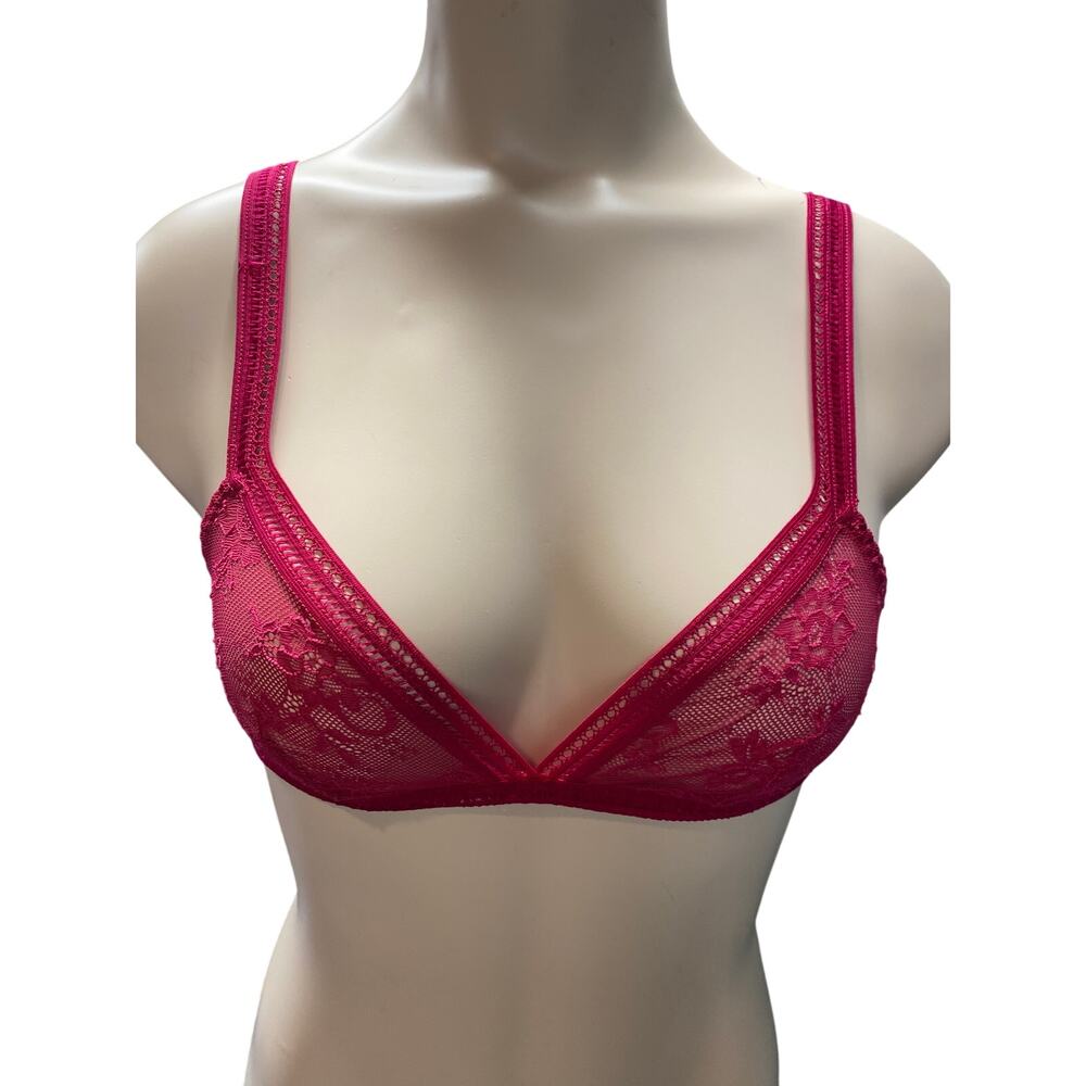 Brand New Maison Lejaby Women's Size 32A Pink Unlined No Underwire Bra